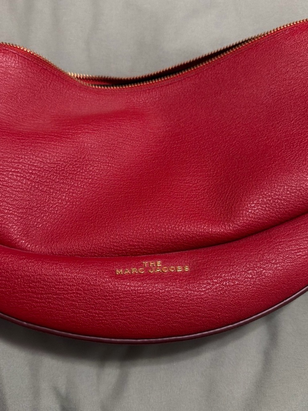 Marc Jacobs Red Pebbled Leather Mini Eclipse Bag